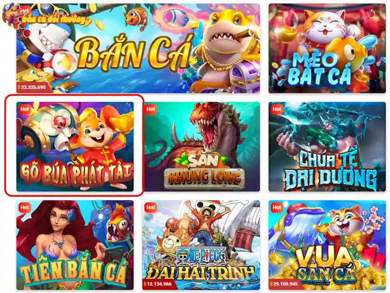 Cách chơi trò chơi một búa phát tài